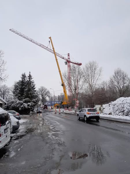 Jeřáb Valentino v akci!